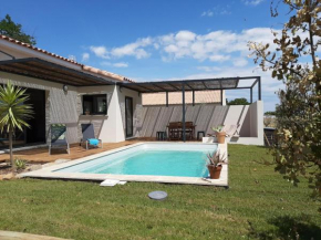 Cosy villa in Sainte Valière with private pool